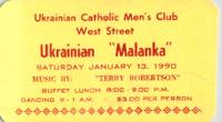 Ukrainian Malanka Ticket