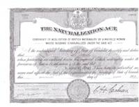 Naturalization Certificate