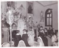 Photograph of Father Zarsky and Bishop Isidore. 