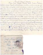 Letter to Joseph Kuna from brother Jan Kuna, talks about his children and family. Letter in Polish.