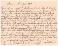 Letter to Joseph Kuna in Polish written in 1930.