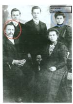 Family Photograph with information on the back.