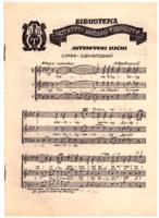 Liturgical sheet music (Only Begotten Son)